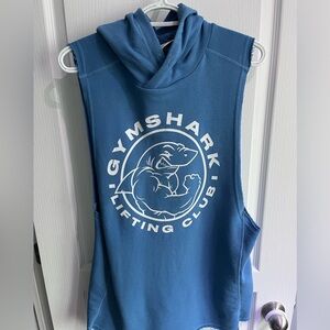 Gymshark sleeveless hoodie, blue, size M men’s